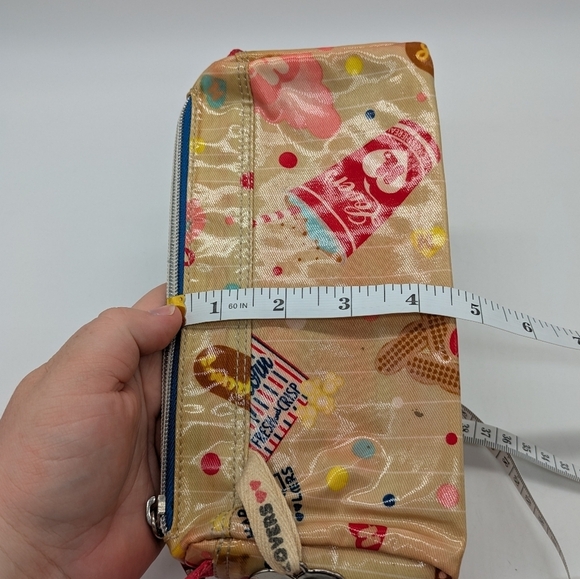 Harajuku Lovers Small Plastic Coated Canvas Mini Handbag - Picture 12 of 13